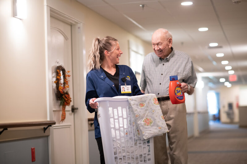 Laundry and light household chore service for seniors in Lancaster County, PA