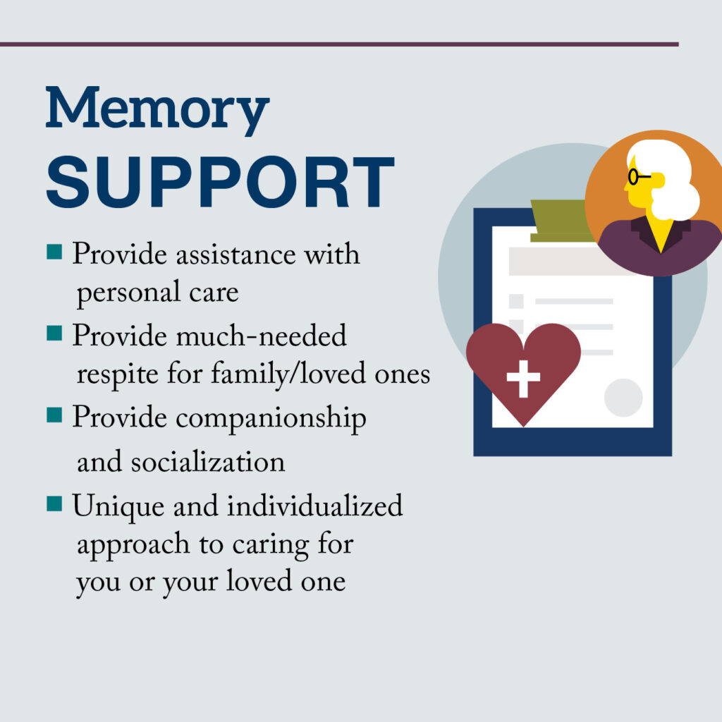 Memory support services.